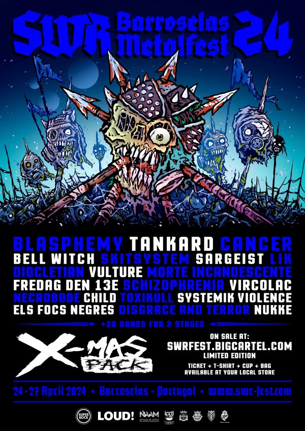 El SWR Barroselas Metalfest anuncia sus primeras bandas con Blasphemy, Tankard y Cancer a la cabeza